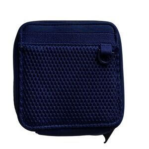 Dagne Dover Arlo Tech Pouch Small Navy Blue Neoprene Organizer Pouch Minimalist